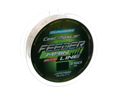 Волосінь FLAGMAN CAST MASTER FEEDER MAIN LINE 150м / 0.20мм / (CMF150020) CMF150020 фото