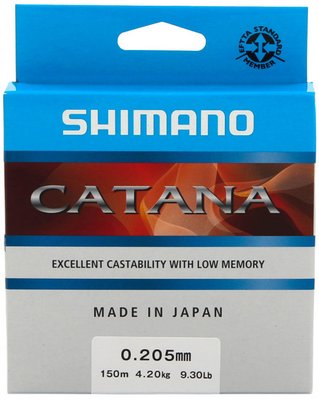 Волосінь Shimano Catana 150м 0.205мм 4.2кг / 9lb (2266-75-74) 2266-75-74 фото