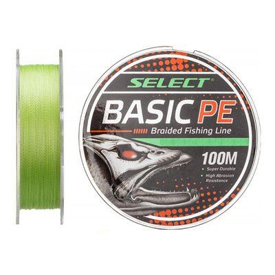 Шнур Select Basic PE (салат.) 100м 0.08мм 4кг/8lb (1870-27-46) 1870-27-46 фото