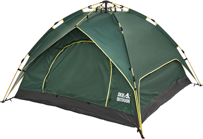 Палатка Skif Outdoor Adventure Auto II, 200x200 см (3-х местная), к:green (389-00-91) 389-00-91 фото