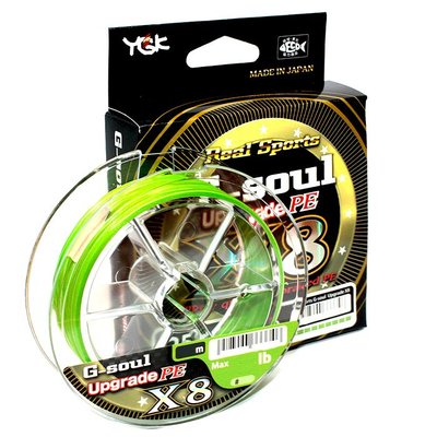 Шнур YGK G-Soul X8 Upgrade (салатовий) 200м 0.128мм 7кг / 15lb (5545-00-44) 5545-00-44 фото