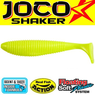 Силікон Lucky John Joco Shaker 4.5in / 114мм / 3шт / колір F03 (140303-F03) 140303-F03 фото