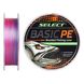 Шнур Select Basic PE (разноцв.) 150м 0.04мм 2.5кг / 5lb (1870-30-88) 1870-30-88 фото 1