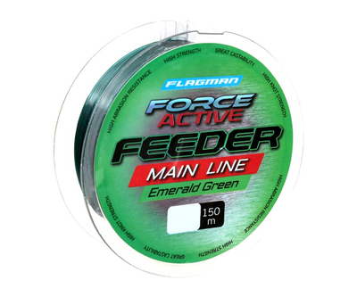 Волосінь FLAGMAN FORCE ACTIVE FEEDER MAIN LINE 150м 0.305мм / (FAF150-0305) FAF150-0305 фото