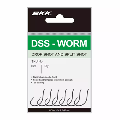 Гачок BKK для дроп шота DSS-WORM #1/0 (A-ES-8334) 2226438 фото