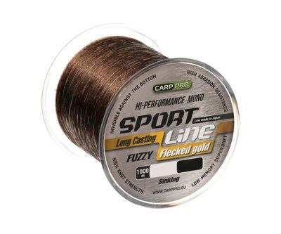 Волосінь Carp Pro Sport Line Flecked Gold 1000м 0.286мм (CP2310-0286) CP2310-0286 фото