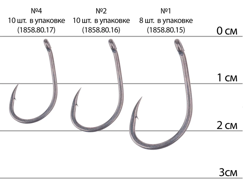 Крючок Brain Snagger #2 (10 шт/уп) (1858-80-16) 1858-80-16 фото