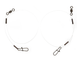 Повідець Flagman Fluorocarbon Leader 0.65мм 40см 16.8кг/2шт (FF65168-40) FF65168-40 фото 1