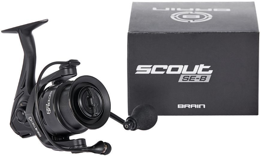 Котушка Brain Scout SE-B 4000S 8+1BB 4.9:1 Black (1858-46-40) 1858-46-40 фото