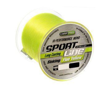 Волосінь CARP PRO Sport Line Fluo Yellow 1000м / 0.286мм (CP2110-0286) CP2110-0286 фото