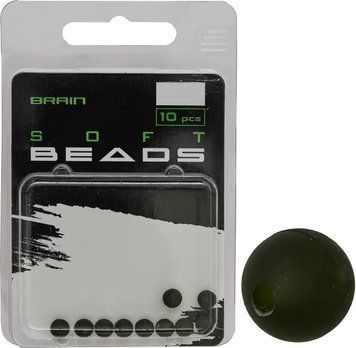 Намистина Brain Soft Beads 5mm (10 шт/уп) Green SGXA-CA01-5 (1858-25-35) 1858-25-35 фото