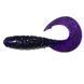 Силикон FishUp Mighty Grub 4.5in (4pcs.), #060 - Dark Violet/Peacock & Silver (10054132) 10054132 фото