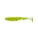 Силикон Fishup U-Shad 3.5" (8pcs.), #055 - Chartreuse/Black (10087116) 10087116 фото