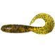Силикон FishUp Mighty Grub 4.5in/114,3мм/4pcs./#036 - Caramel/Green & Black (10054108) 10054108 фото