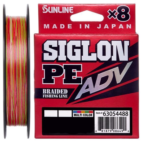 Шнур Sunline Siglon PE ADV х8 150m (мульти.) #0.4/0.108mm 5lb/2.3kg (1658-10-78) 1658-10-78 фото