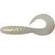 Силикон FishUp Mighty Grub 4.5in/114,3мм/4pcs./#081 - Pearl (10054118) 10054118 фото