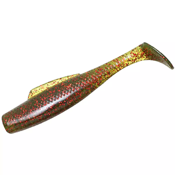 Силікон ZMAN Minnowz 3" 6pc #Rootbeer / Chartreuse Tail / (672730 / GMIN-240PK6) 672730 фото