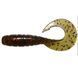 Силикон FishUp Mighty Grub 3.5in/88,9мм/7pcs./#045 - Green Pumpkin/Red & Black (10055121) 10055121 фото