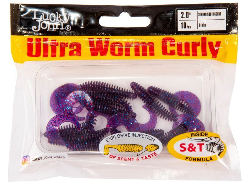 Силикон Lucky John Ultra Worm 2"/S63 (140198-S63) 140198-S63 фото