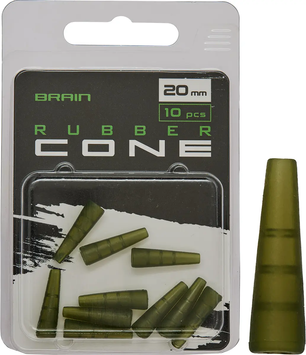 Конус Brain Rubber Cone 20мм (10 шт/уп) Green SGXA-904710-20 (1858-25-14) 1858-25-14 фото