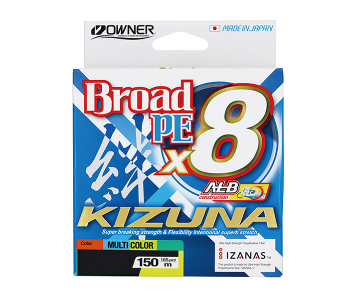 Шнур OWNER KIZUNA Broad PEx8 #0.21мм 15.3кг 150м мультфильм (56119-021) 56119-021 фото