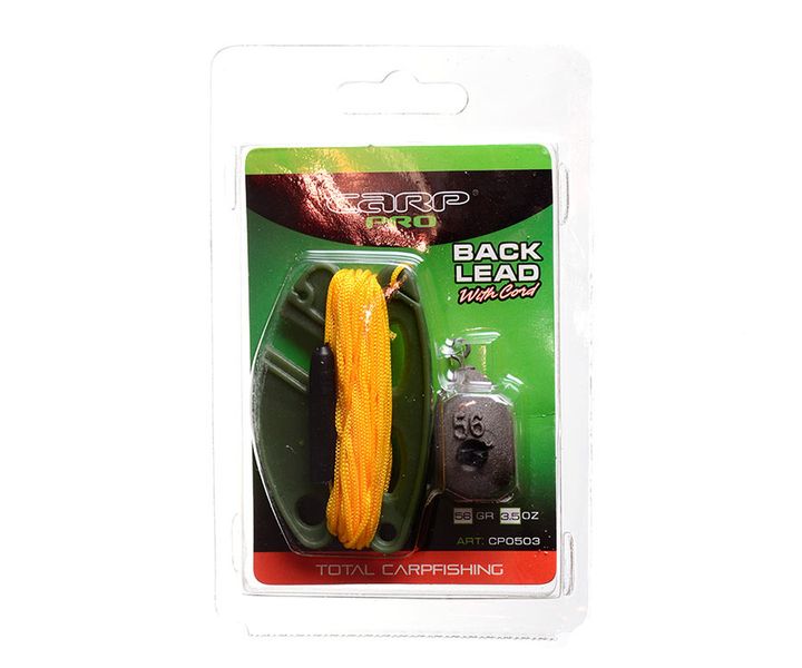 Грузилоило Carp Pro Back Lead With Cord 2 oz CP0503 фото