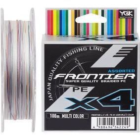 Шнур YGK Frontier X4 100m #1.2/0.185mm 12lb/5.4kg (5545-03-28) 5545-03-28 фото