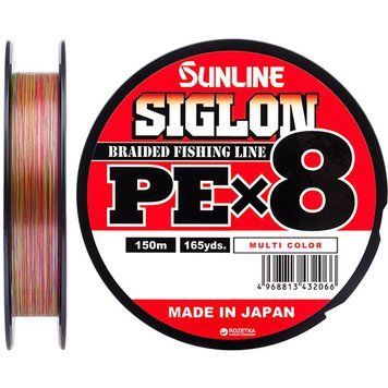 Шнур Sunline Siglon PE х8 150m (мульти.) # 0.6 / 0.132mm 10lb / 4.5kg (1658-09-99) 1658-09-99 фото