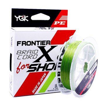Шнур плетеный YGK Frontier Braid Cord X8 for Shore 150m (0.148 (14lb/6.35kg) (FS0630490) FS0630490 фото