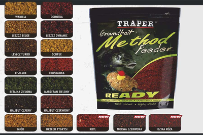 Прикормка TRAPER M/F READY 750г "Червоні фрукти" (T00254) T00254 фото