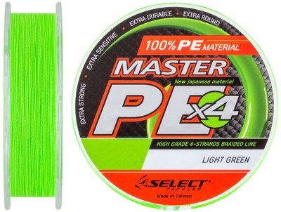 Шнур Select Master PE 150м (салат.) 0.06мм / 9кг (1870-01-49) 1870-01-49 фото