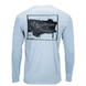 Реглан Simms Solar-Tech Tee Musky Face Steel Blue L/(2179134/12883-188-40) 2179134 фото