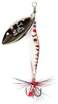 Блешня оберталка з борідкою Lucky John TRIAN BLADE LONG 04 вагою 9 г (колір 7) (LJTBL9-007) LJTBL9-007 фото