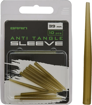 Протизакручувач Brain Anti Tangle Sleeve 39mm (10 шт/уп) Brown SGXA-40 (1858-25-00) 1858-25-00 фото