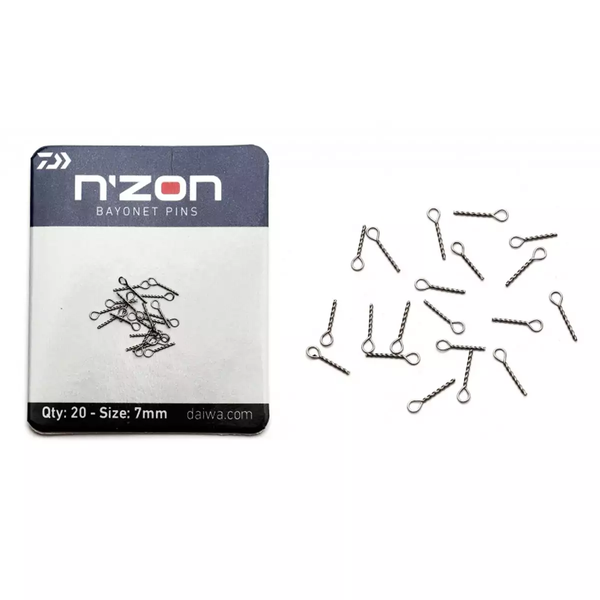 Вкрутка для бойлов Daiwa N`Zon Bayonet Pins 7mm 20pc (13308-307 / 2234161) 2234161 фото