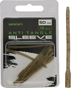 Протизакручувач Brain Anti Tangle Sleeve 50mm (10 шт/уп) Brown SGXA-CA11-6 (1858-25-10) 1858-25-10 фото
