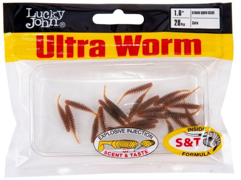 Силикон Lucky John Ultra Worm 1"/PA16 (140197-PA16) 140197-PA16 фото