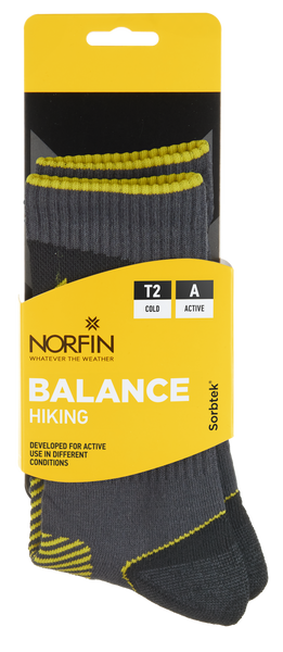 Носки Norfin T2A BALANCE HIKING CREW р.L (42-44) 304723-03L фото