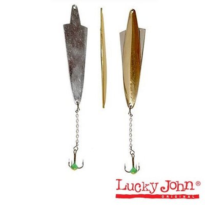 Блешня зимова Lucky John WING (трійник-ланцюжок) 5.5г. 50мм (102-3-GS) 102-3-GS фото