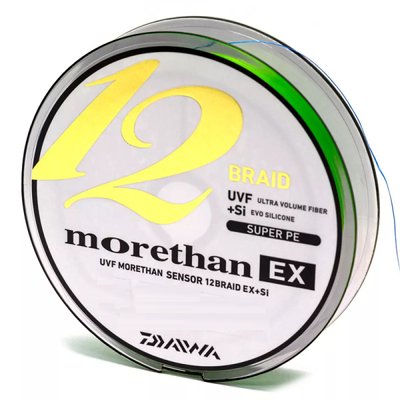 Шнур Daiwa Morethan 12BEX+Si 0.12mm 10.2kg 135m LG (12695-012 / 1112595) 1112595 фото