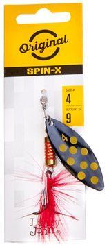 Блешня оберталка з борідкою Lucky John SPIN X LONG 04 вагою 9 г (колір BF) (LJSL04-BF) LJSL04-BF фото