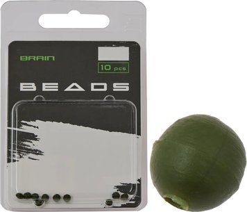 Намистина Brain Beads 3.5mm (10 шт/уп) Green SGXA-9240-3 (1858-25-29) 1858-25-29 фото