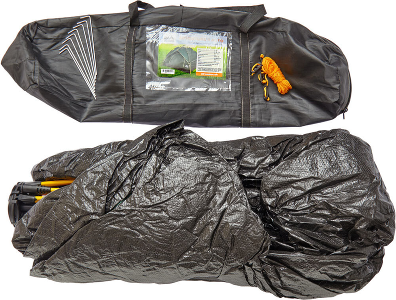 Палатка Skif Outdoor Adventure Auto II, 200x200 см (3-х местная), к:green (389-00-91) 389-00-91 фото