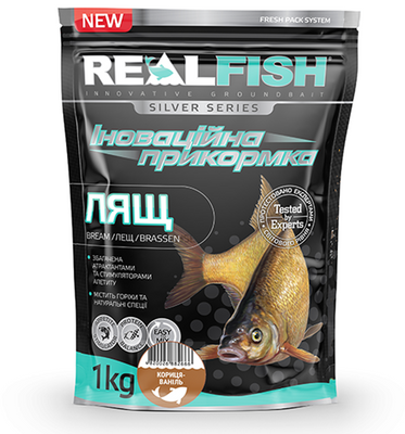 Прикормка Real Fish Лящ (Кориця-ваніль) 1кг (RF-906) RF-906 фото