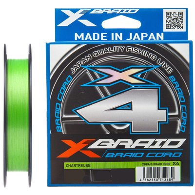 Шнур YGK X-Braid Braid Cord X4 150м 0.21мм 11кг / 25lb (5545-03-15) 5545-03-15 фото
