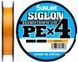 Шнур Sunline Siglon PE х4 (оранж.) 300м 0.242мм 15.5кг/35lb (1658-09-57) 1658-09-57 фото 4