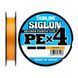 Шнур Sunline Siglon PE х4 (оранж.) 300м 0.242мм 15.5кг/35lb (1658-09-57) 1658-09-57 фото 1