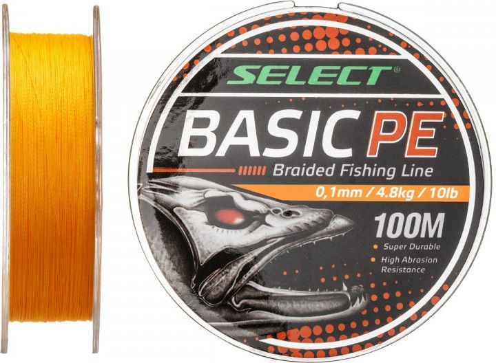 Шнур Select Basic PE (оранж.) 100м 0.16м 8.3кг / 18lb (1870-27-56) 1870-27-56 фото