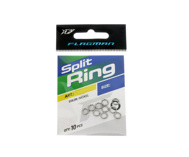 Кільця заводні Flagman Split Ring #4 / 10шт (FSRT-04) FSRT-04 фото