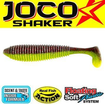 Силікон Lucky John JOCO SHAKER 3.5in / 89мм / 4шт / (колір T44) (140302-T44) 140302-T44 фото